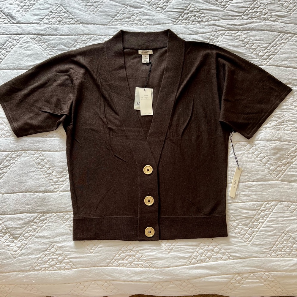 Vertigo Paris 100% Merino Sweater/Cardigan